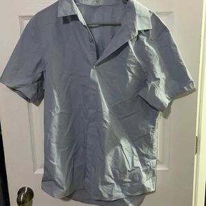 Light blue Large lulu lemon short sleeve button down tee